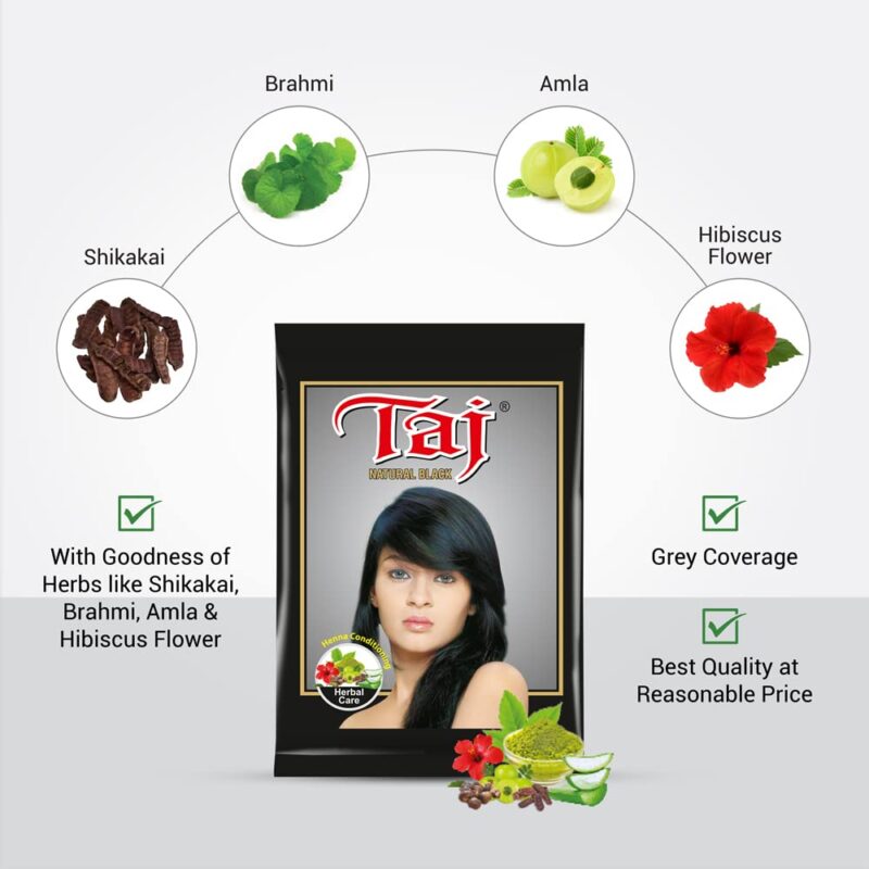 Taj Natural Black Henna
