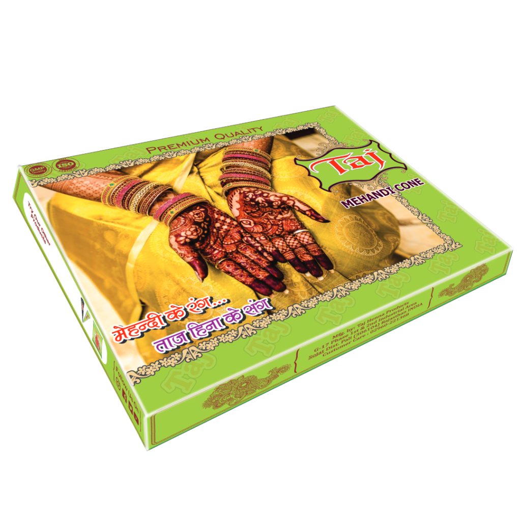Best Taj Mehandi Cones Manufacturer & Supplier in Rajasthan, India
