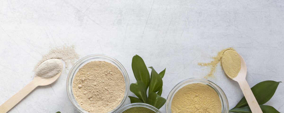 herbal powders for skin and hair