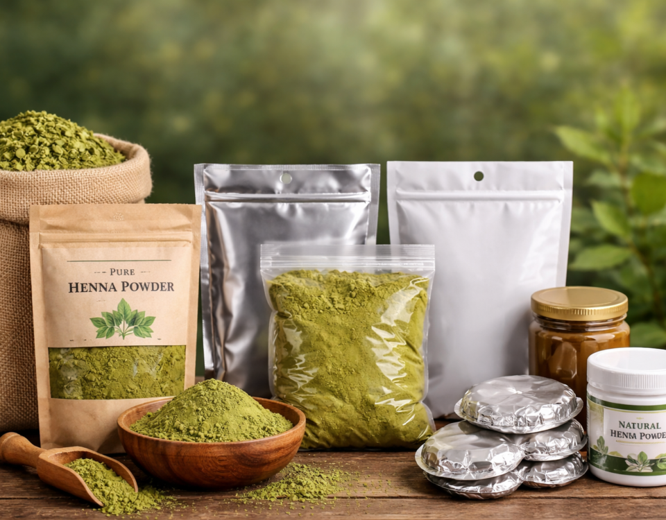 Henna powder packaging manufacturer