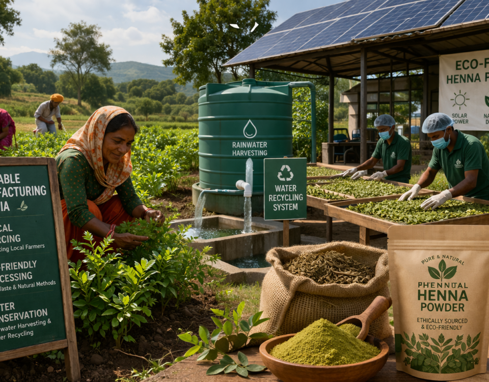 sustainable henna manufacturer india