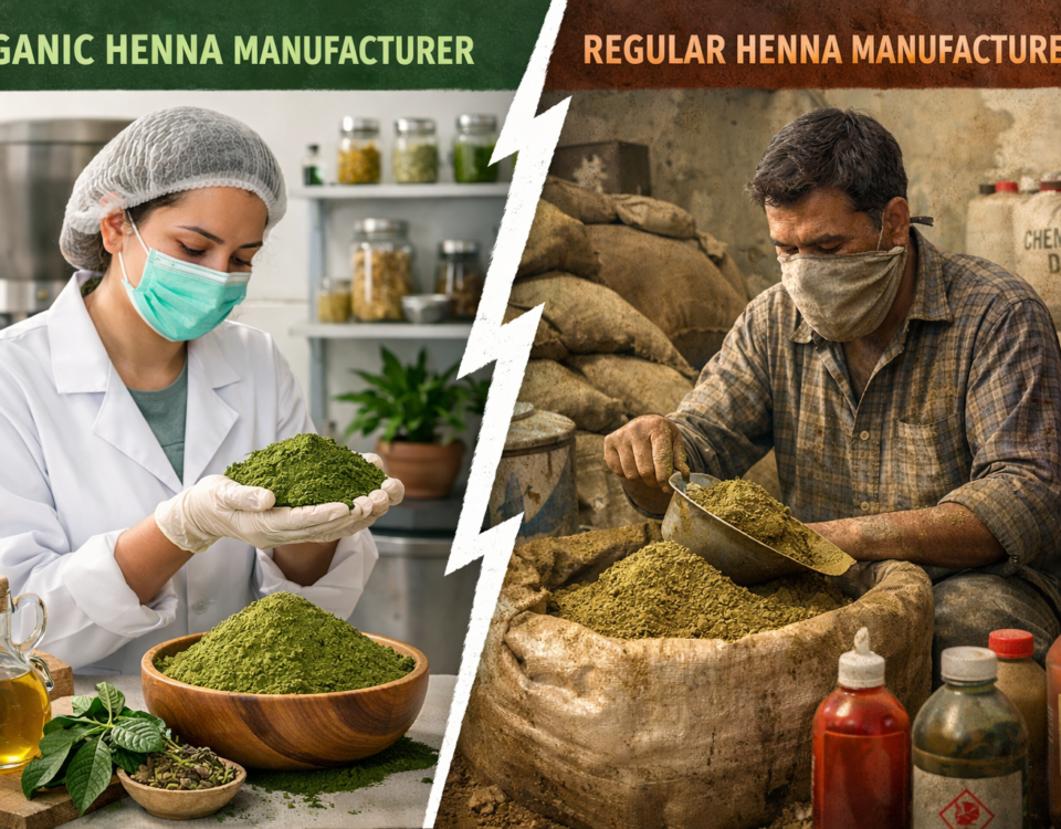 organic vs regular henna manufacturer