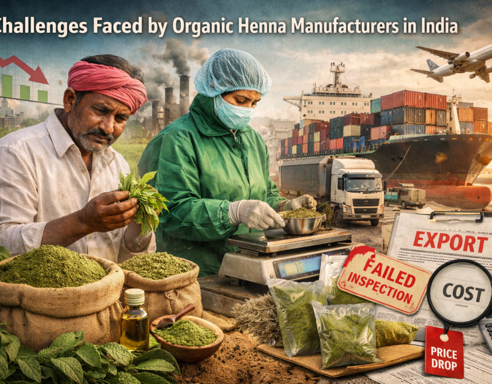 organic henna production manufacturer india