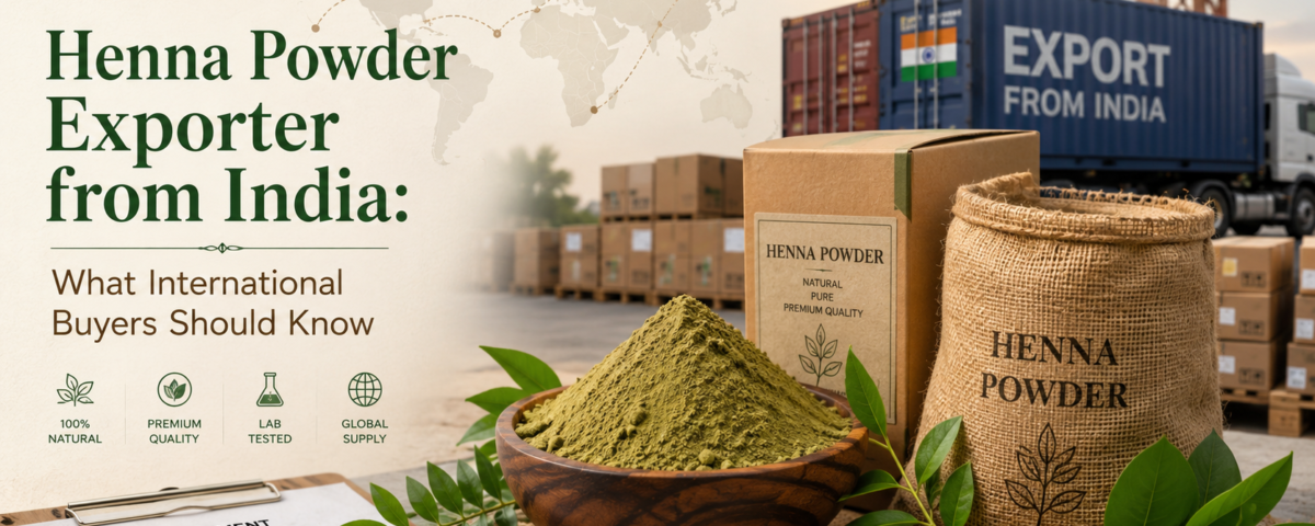 Henna powder exporter