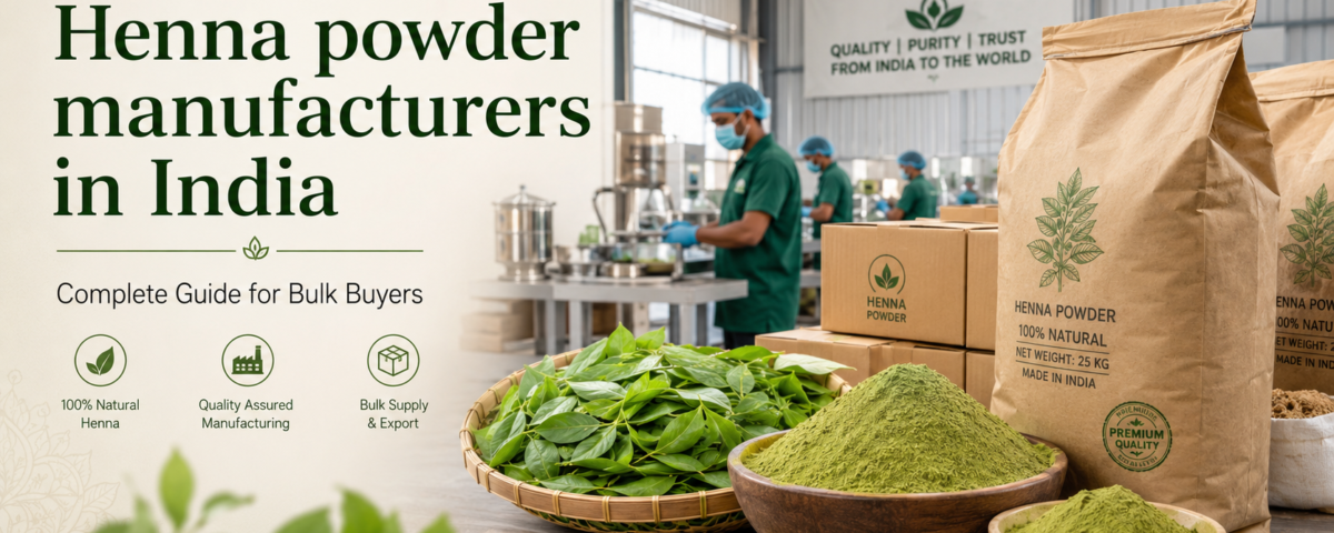 Henna powder manufacturers in India