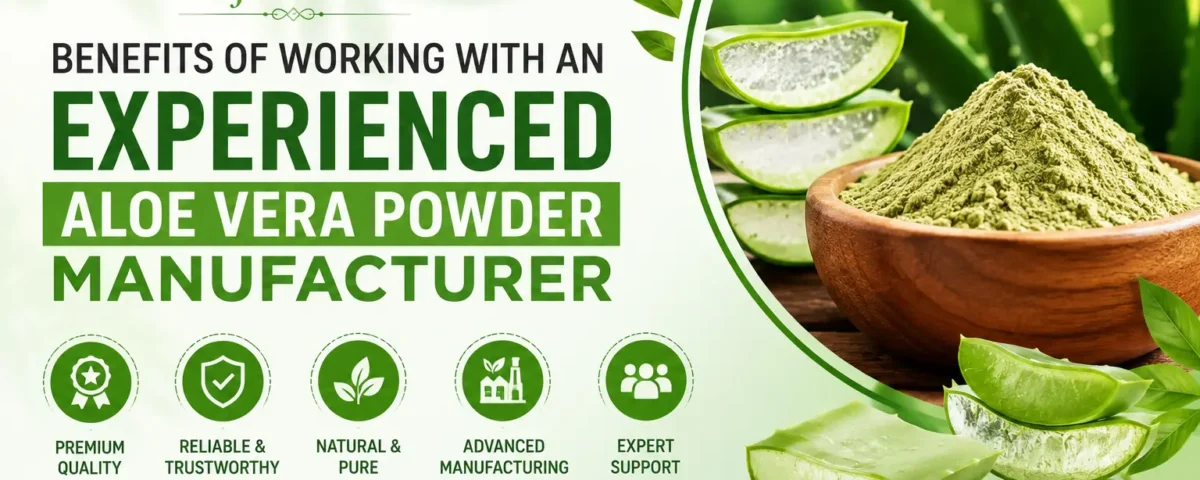 Aloe Vera Powder Manufacturer for Premium Quality Products