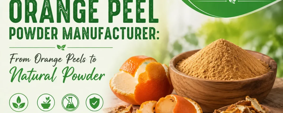 Orange Peel Powder Manufacturer Premium Natural Supplier