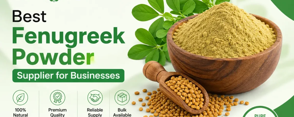 Best Fenugreek Powder Supplier for Businesses in India
