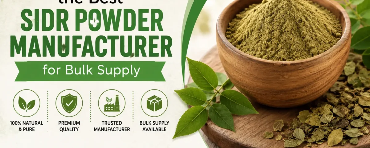 Best Sidr Powder Manufacturer for Bulk Supply Taj Henna